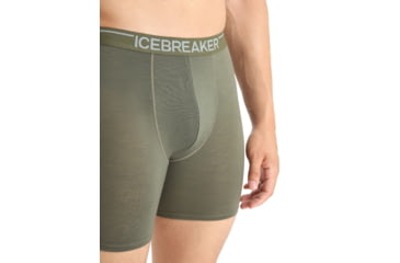 Image of Icebreaker Anatomica Long Boxers - Mens, Loden, Extra Large, IB103055069XL
