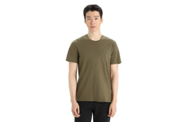Image of Icebreaker Central Classic Short Sleeve T-Shirt - Mens, Loden, Medium, IB0A56JX069M