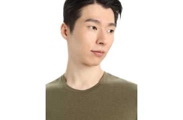 Image of Icebreaker Central Classic Short Sleeve T-Shirt - Mens, Loden, Medium, IB0A56JX069M