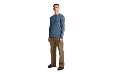 Image of Icebreaker Merino 150 Tech Lite Long Sleeve IB Vertical Tee - Mens