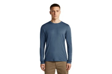 Image of Icebreaker Merino 150 Tech Lite Long Sleeve IB Vertical Tee - Mens