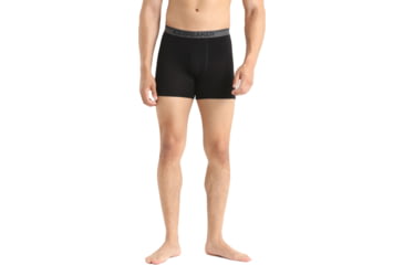 Image of Icebreaker Merino 150 Anatomica Boxers - Mens, Black, Medium, IB103029001M