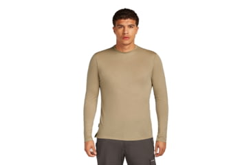 Image of Icebreaker Merino Blend 125 Cool-Lite Sphere Long Sleeve Tee - Mens, Flagstone, Large, IB0A56ZL0GXL