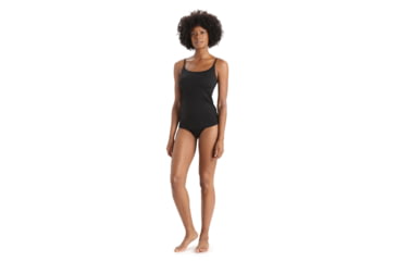 Image of Icebreaker Merino Siren Bra Cami Singlet - Womens, Black, Extra Small, IB0A56BL001XS