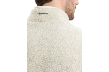 Image of Icebreaker RealFleece Merino High Pile Vest - Mens, Ecru Heather/Snow, Extra Large, IB0A56NZ227XL