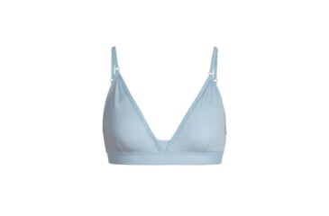 Image of Icebreaker Siren Bra, Womens, Sky/Snow/Stripe, Large, 103026404L