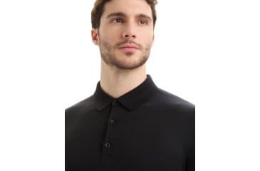 Image of Icebreaker Tech Lite II Short Sleeve Polo - Men's, Black, 3XL, IB0A59LC0013XL