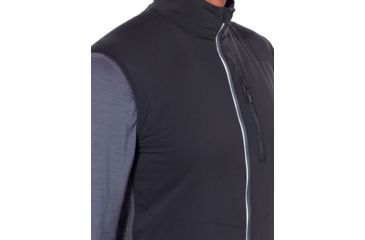 Image of Icebreaker Tech Trainer Hybrid Vest, Black/Jet Hthr, 2XL, 104296-001-XXL