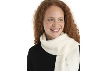 Image of Icebreaker Waypoint Scarf, Undyed/Black, One Size, IB104839936OS