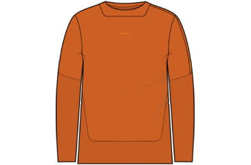 Image of Icebreaker ZoneKnit Long Sleeve T-Shirt - Men's, Earth, Large, IB0A56KI865L