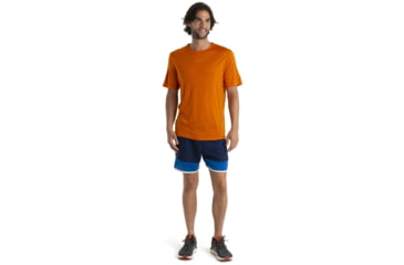 Image of Icebreaker ZoneKnit Short Sleeve T-Shirt - Mens, Earth, Medium, IB0A56P4865M