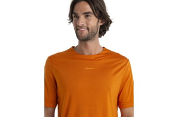 Image of Icebreaker ZoneKnit Short Sleeve T-Shirt - Mens, Earth, Medium, IB0A56P4865M
