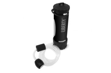 Image of Icon LifeSaver Liberty bottle 2000UF, Black, 3.78x 3.78x 13.11in LB-LI-BK