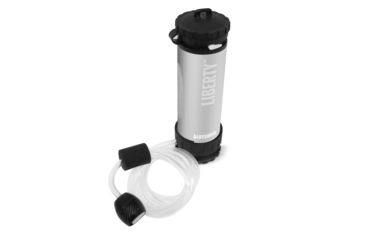 Image of Icon LifeSaver Liberty bottle 2000UF, Silver, 3.78x 3.78x 13.11in LB-LI-RG