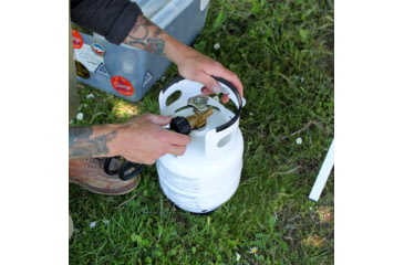 Image of Ignik Gas Growler w/Adapter Hose, White, IGPRO-00119