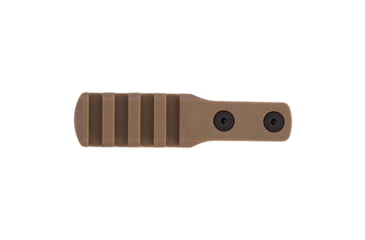 Image of IMI Defense MLK Polymer 4 Notch M-LOK Rail Extended Section for Light/Laser, Flat Dark Earth, IMI-PMK4EFDE