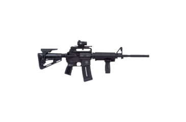 Image of IMI Defense AR-15, M16 Accessory Rail OVG OverMolded Picatinny Vertical Front Grip, Black, 96550