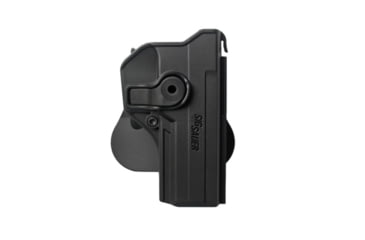 Image of IMI Defense Polymer OWB Paddle Holster, SIG Sauer P250, SIG Sauer P320, SIG Sauer P320 X5, Black, Right, IMI-Z1060BLACK