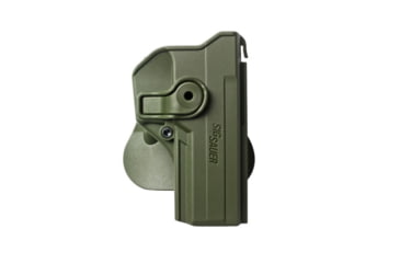 Image of IMI Defense Polymer OWB Paddle Holster, SIG Sauer P250, SIG Sauer P320, SIG Sauer P320 X5, Olive Drab Green, Right, IMI-Z1060O.D. GREEN