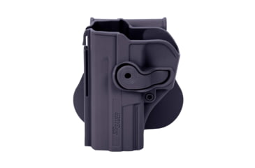 Image of IMI Defense Polymer OWB Paddle Holster, SIG Sauer P220, SIG Sauer P226, SIG Sauer P226 MK25, SIG Sauer P227, SIG Sauer P228, SIG Sauer Pro SP2009, SIG Sauer SP2022, Black, Left, IMI-Z1290LHBLACK