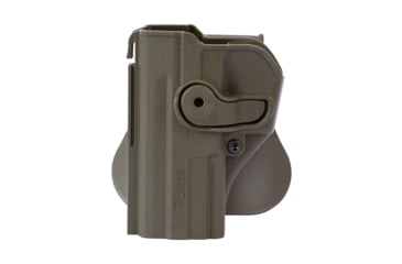 Image of IMI Defense Polymer OWB Paddle Holster, SIG Sauer P220, SIG Sauer P226, SIG Sauer P226 MK25, SIG Sauer P227, SIG Sauer P228, SIG Sauer SP2022, Olive Drab Green, Left, IMI-Z1290LHO.D. GREEN