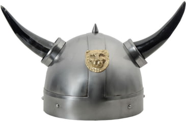 Image of India Made Lion Viking Helmet, Carbon steel construction, 910976-LN