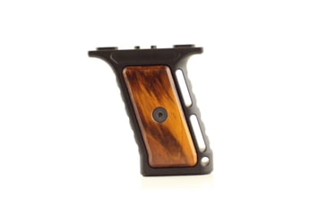 Image of Indignant Arms Streamline Accented FWG MLOK Grip, Cocobolo Grip/Black Frame, fw-acc-co-bk