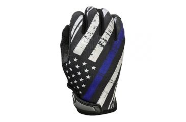 Image of Blue Line Flag - Unlined - Full Finger Gloves