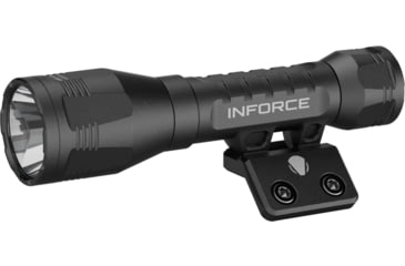 Image of INFORCE ARC 650-Lr-M Rechargeable 18650 Li-Ion 1400 Lumens LED Flashlight Kit w/Mount, Black, IF71016