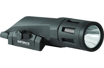 Image of InForce WMLX Weapon Mounted Multifunction White LED Tactical Light, 800 Lumens, Black, 2 CR123A, WX-05-1, EDEMO13