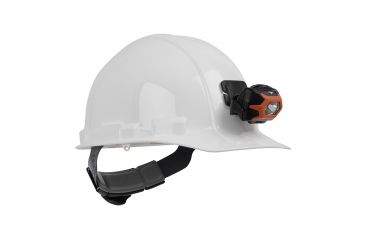 Image of Inova STS Bike Helmet Light, 142 Lumens, Orange/Black, 1 White LED, 2 Red LEDs HLSHA-19-R7