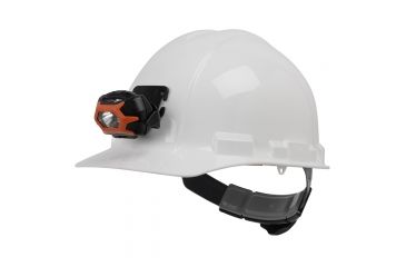 Image of Inova STS Bike Helmet Light, 142 Lumens, Orange/Black, 1 White LED, 2 Red LEDs HLSHA-19-R7