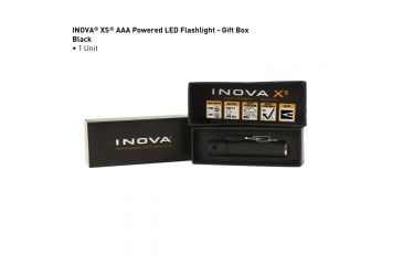 Image of Inova XS AAA LED Flashlight,80 Lumens,Black Gift Box XSB-01-R8
