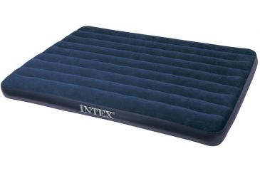 Image of Intex Classic Downy Air Bed, Royal Blue, Queen Size 48396