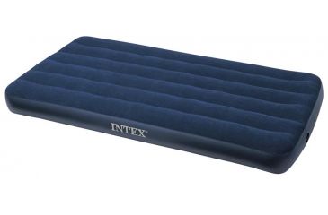 Image of Intex Classic Downy Air Bed, Royal Blue, Twin Size 48394
