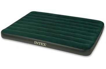 Image of Intex Prestige Downy Air Bed, Green, Full, with 4D Pump 48376