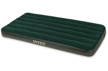 Image of Intex Prestige Downy Air Bed, Green, Twin, with 4D Pump 48375