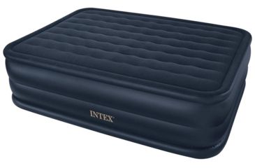 Image of Intex Raised Downy Bed Queen, 120V Pump 60325