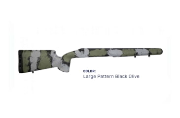 Image of iota Outdoors Kremlin Rifle Stock for Remington 700 Short Actions with Remington Facotry Sporter/Remington Standard Sendero Barrel Cortour, Green Olive, 97-141510-11-1311121-1