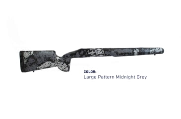 Image of iota Outdoors Kremlin Rifle Stock for Remington 700 Short Actions with Remington Facotry Sporter/Remington Standard Sendero Barrel Cortour, Midnight Grey, 97-121110-11-1311121-1