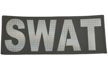 Image of IR.Tools SWAT Large Garrison Patches, Grey/Black, 8X3in, P-0073-06-003-PK