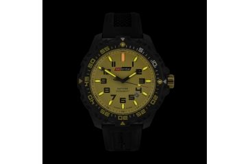 Image of ISOBrite T100 Valor Series Watch, Black, Yellow, Small ISO303