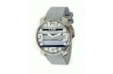 Image of Ita 00.12.39 Casanova Beach Ladies Watch, Striped Face, Gray Band