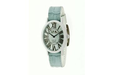 Image of Ita 15.01.02 Luce Ladies Watch, White Case, Gray Band