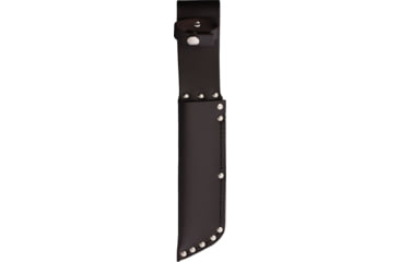 Image of J. Adams Sheffield England MOD Pattern Survival Knife Fixed Blade Knives, 7in, Carbon Steel Blade, Drop Point Blade, Black Ebony Wood Handle, MOD PATTERN BLACK//BRIGHT