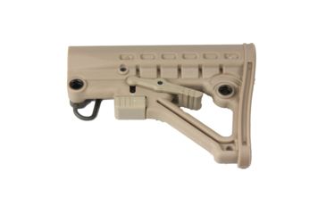 Image of JE Machine Tech Featureless CA Compliant Skeleton A-Frame Mil-Spec Pinned Buttstock, Black, PS-ST4T-CA