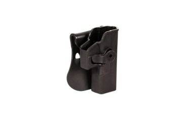Image of JE Machine Tech Glock 19 Polymer Paddle Holster, Right Hand, Black TS-GH2