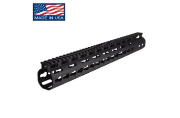 Image of JE Machine Tech Je Handguard Free Float Ar15 15'' Key-mod Black