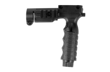 Image of USED JE Machine Tech Tactical Vertical Grip w/1 inch Flashlight Adapter/Holder, Black, TS-FL5B, EDEMO3, Used, Condition Fair, Installed/Mounted