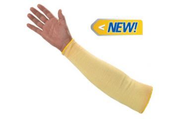 Image of Jackson Safety G60 Level 2 Kevlar Cut Resistant Sleeves, Yellow, 18in. 90071